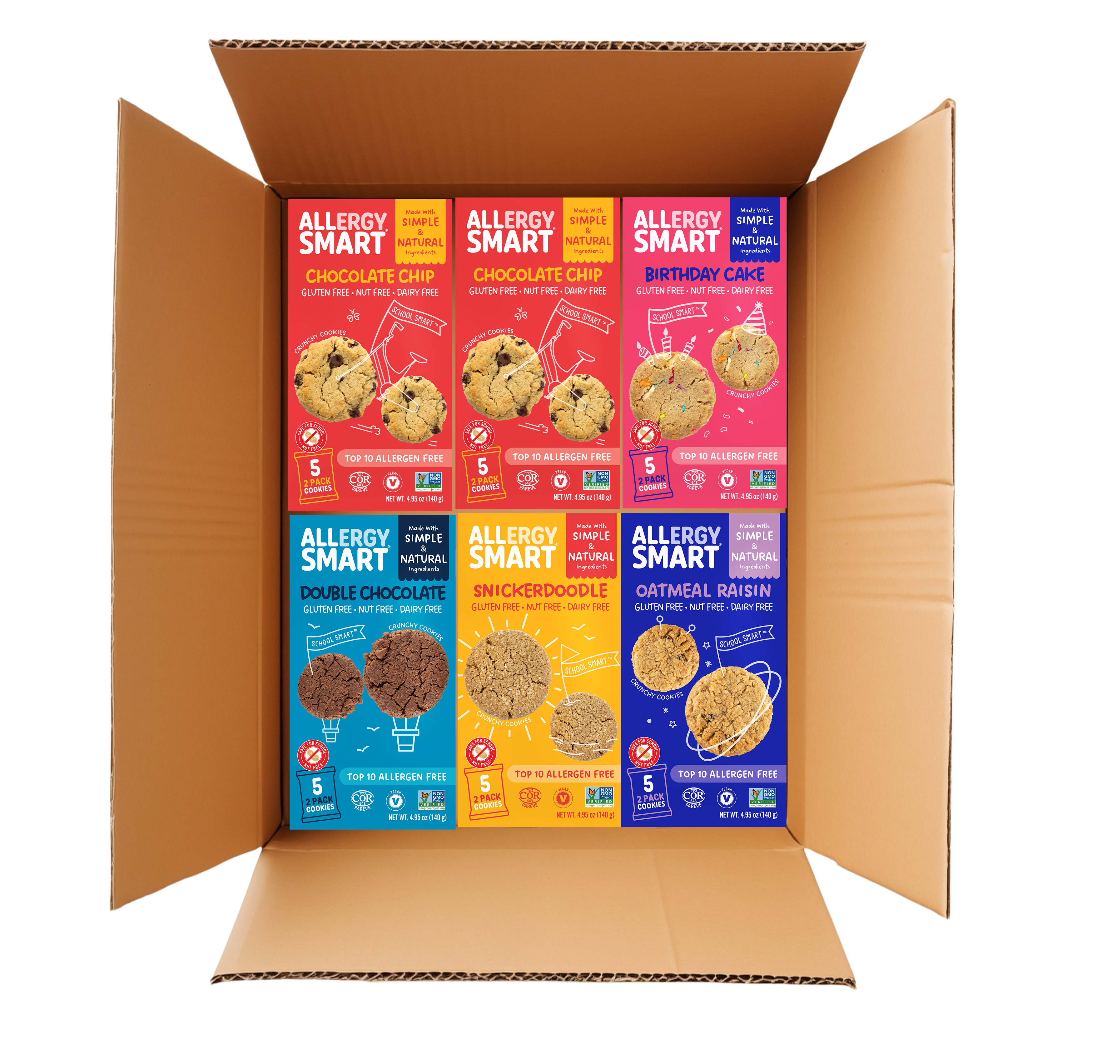 Cookie Lovers Sampler | 6 Boxes